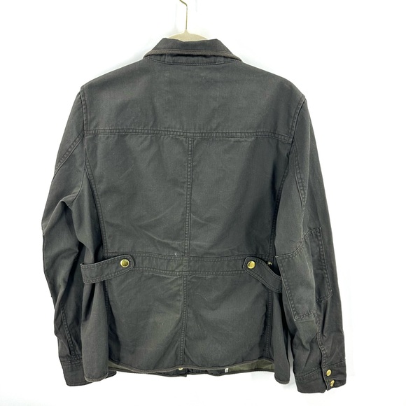 J Crew Relaxed Boyfriend Field Jacket Womens Large Utility Gorp Preppy Military - Picture 4 of 9